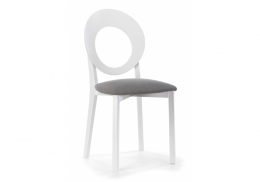 Стул деревянный Марти ткань Brendy-22 / белый (45x49x91)