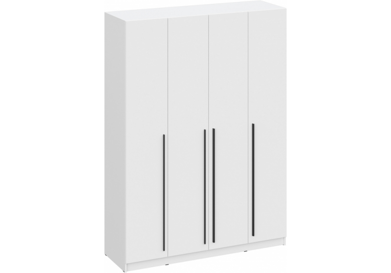 Шкаф Бирма ШК-1600 белое дерево / белое дерево (160x52x220). 