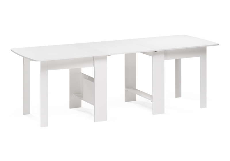 Стол деревянный СтК7 белый (34,2x78,5). 